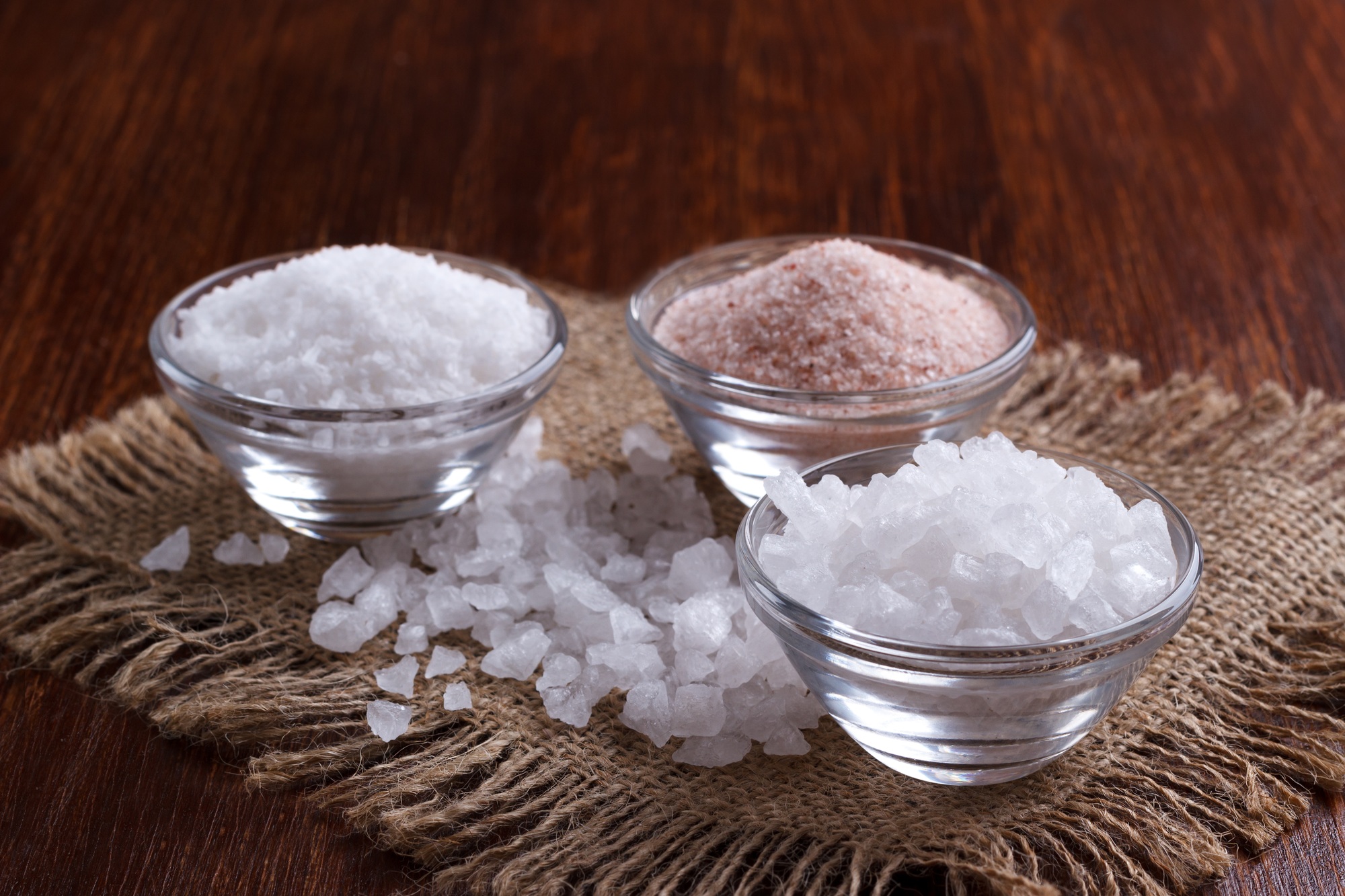 white and pink salt